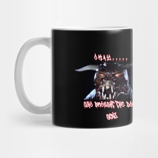 Okay, who brought the dog ? Mug